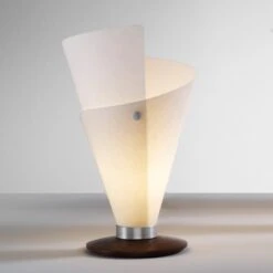 Tischleuchte GARDE, Nussbaum