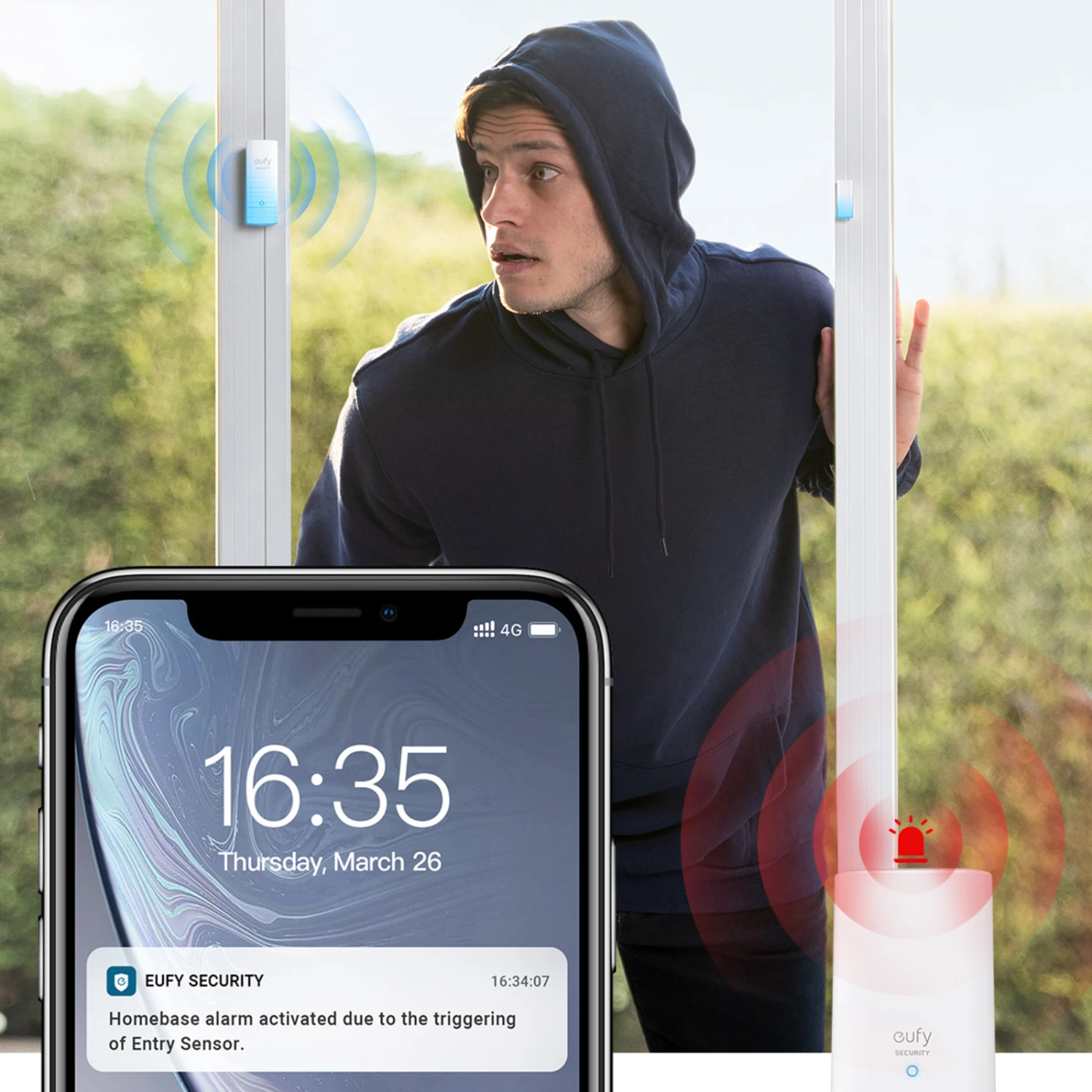 EUFY Security SensorKit Sicherheitssystem 5-teilig 10 EUFY Security SensorKit Sicherheitssystem 5-teilig – Bild 8