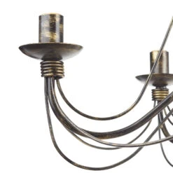 Kronleuchter 007/5 L, Fünfflammig, Schwarz-gold 13 Kronleuchter 007/5 L, Fünfflammig, Schwarz-gold -Philips Store 3532210 2