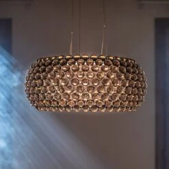 Foscarini Caboche Plus Grande Pendel Rauchgrau
