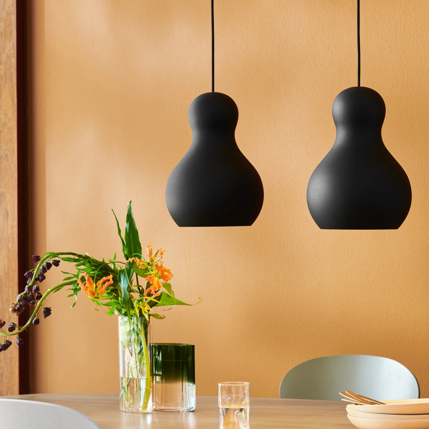 FRITZ HANSEN Calabash P2 Hängeleuchte Schwarz Matt 5 FRITZ HANSEN Calabash P2 Hängeleuchte Schwarz Matt – Bild 3