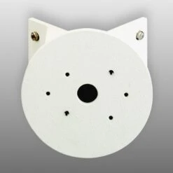 Eckwandhalter Für Außenwandleuchten, Rund, Weiß