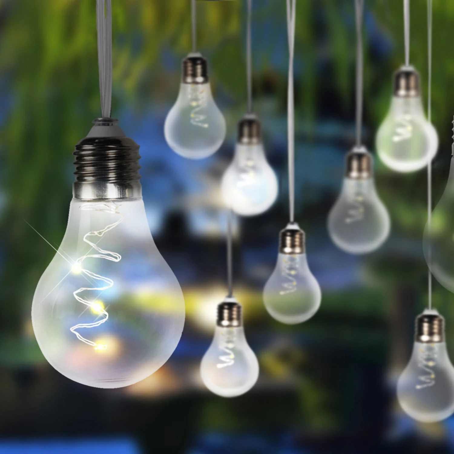 Globo LED-Solar-Lichterkette 33708-10 In Silber Metallic 3 Globo LED-Solar-Lichterkette 33708-10 In Silber Metallic