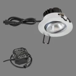 EVN PC65 Außen-Einbauleuchte Rund 3000K Chrom Matt -Philips Store 4026307 2