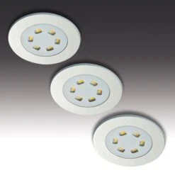 Hera 3er-Set LED-Einbauleuchte R 55