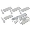 Hera LED-Unterbaulampe Eco-Pad F 5x-Set 3.000K Alu