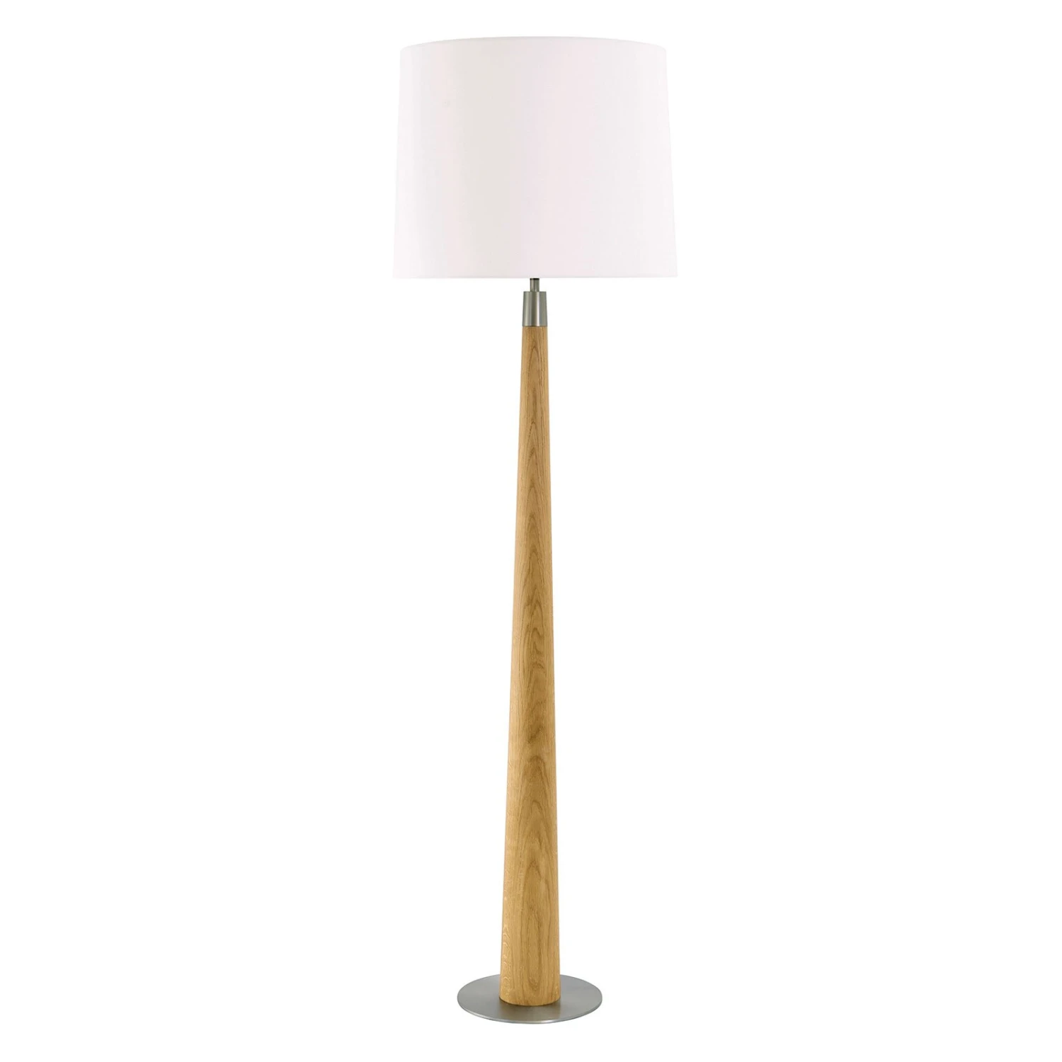 HerzBlut Conico Stehleuchte, Weiß, Eiche Geölt 5 HerzBlut Conico Stehleuchte, Weiß, Eiche Geölt – Bild 3