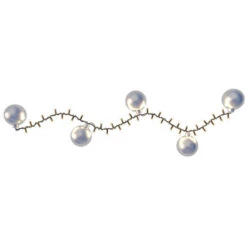 LED-Lichterkette 2in1, Frosty Silver, 370 LEDs