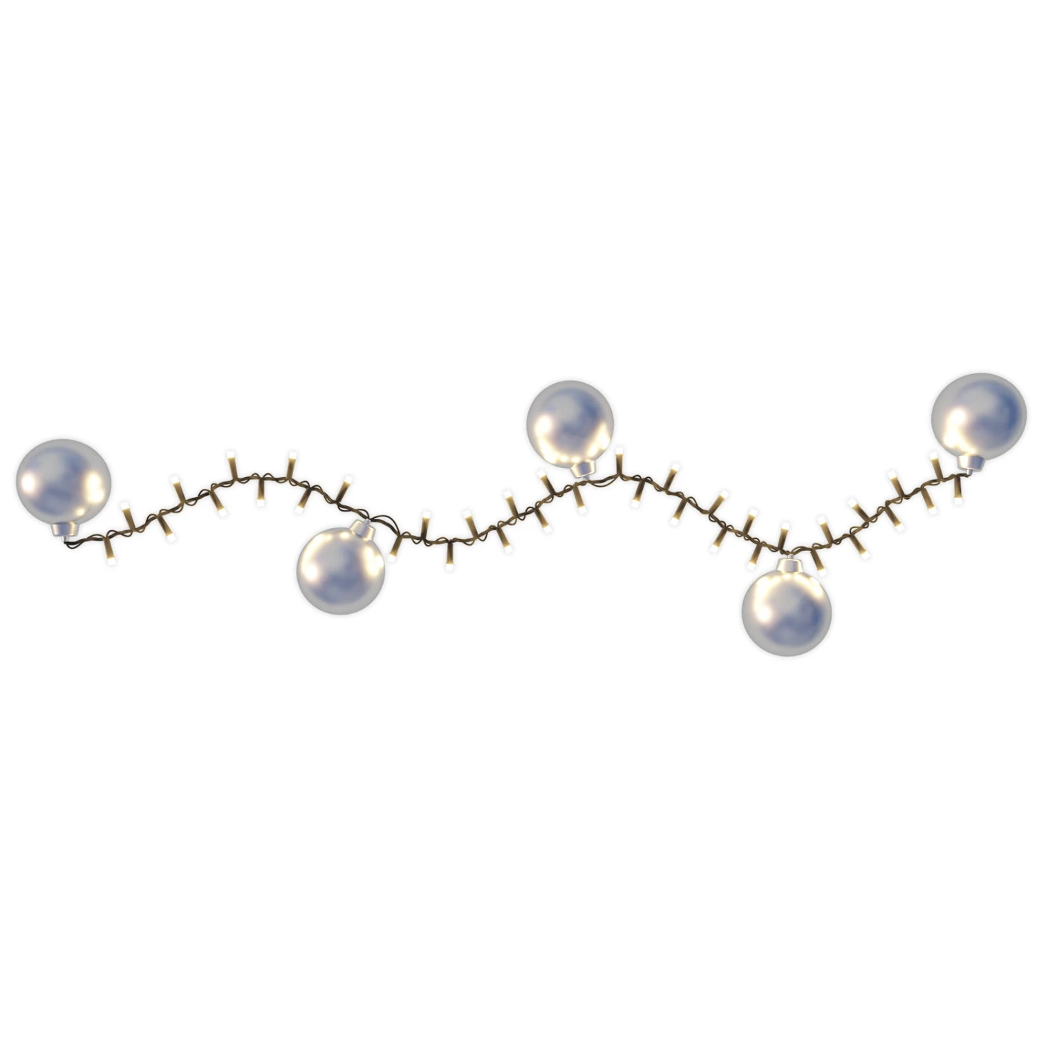 LED-Lichterkette 2in1, Frosty Silver, 370 LEDs 3 LED-Lichterkette 2in1, Frosty Silver, 370 LEDs