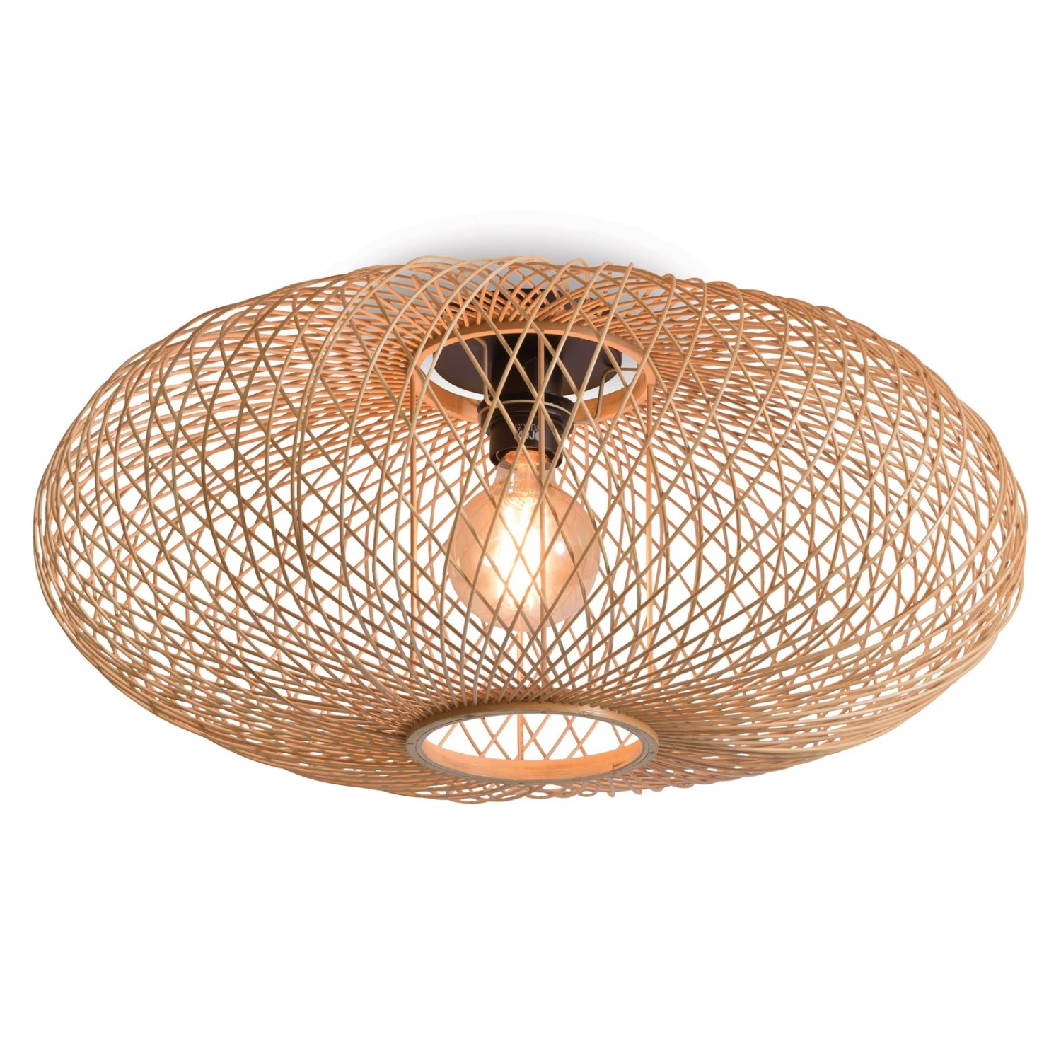 GOOD & MOJO Cango Deckenleuchte, Ellipse, Natur 4 GOOD & MOJO Cango Deckenleuchte, Ellipse, Natur – Bild 2