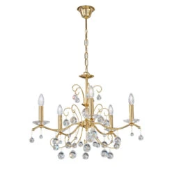 KOLARZ Carmen II Kronleuchter Ø 65 Cm Gold-crystal -Philips Store 5507699 1