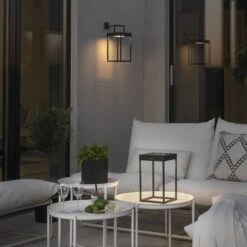 Konstsmide LED-Solarlaterne Portofino, Wand / Tisch, Schwarz 14 Konstsmide LED-Solarlaterne Portofino, Wand / Tisch, Schwarz -Philips Store 5522688 3