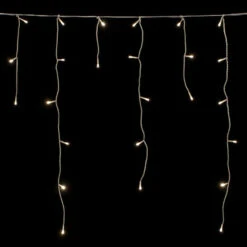 LED-Lichtervorhang Eisregen Warmweiß Weiß 5m -Philips Store 5524041 3