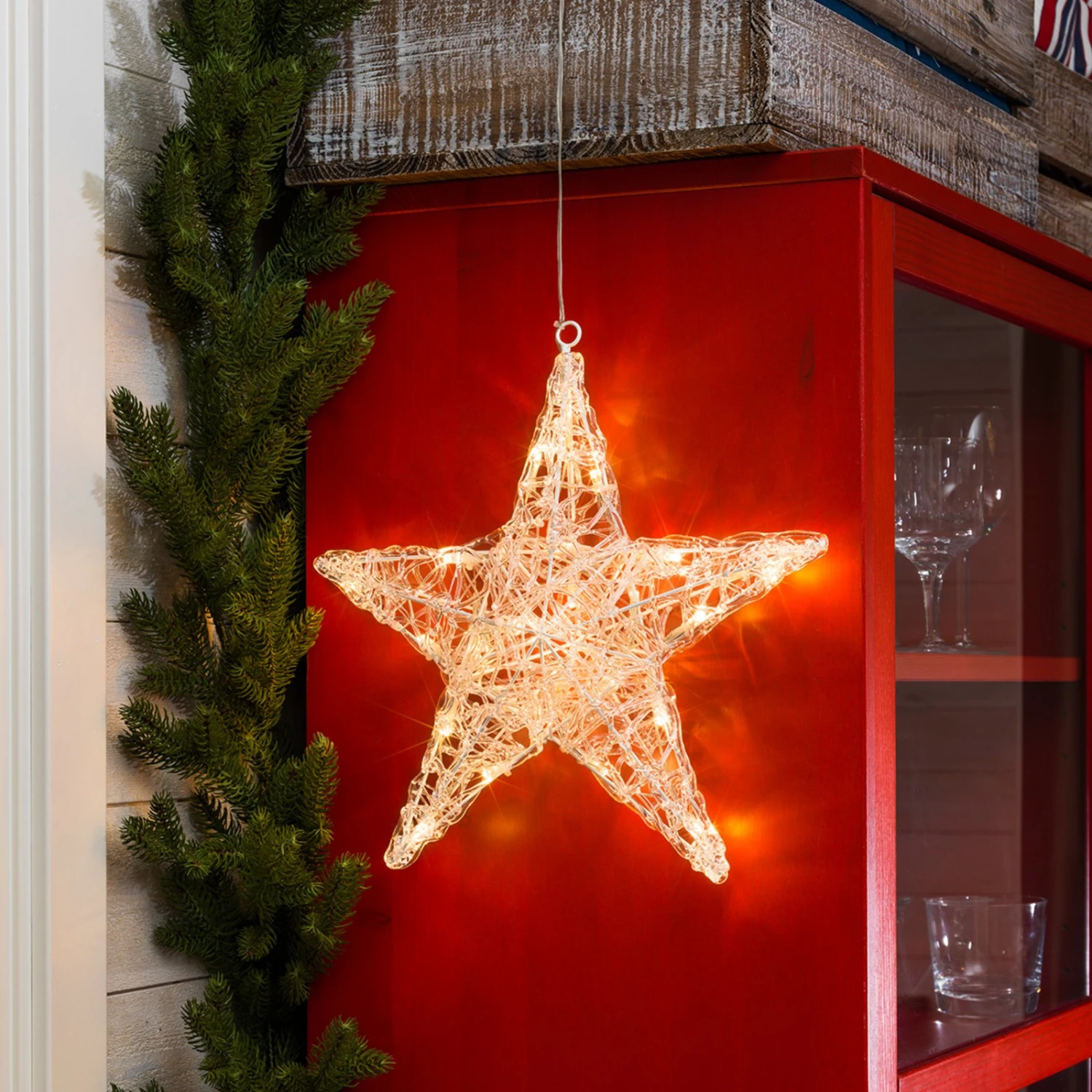 Fünfzackiger Acryl-Stern Ingar Mit LED 5 Fünfzackiger Acryl-Stern Ingar Mit LED – Bild 3