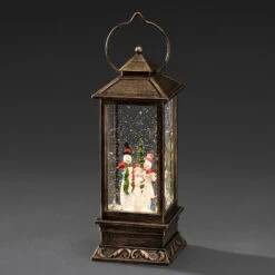 Schneemann-Laterne LED Wassergefüllt Batteriebetr. -Philips Store 5524572 2