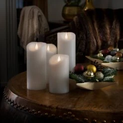 Mit 3D-Flamme Ausgestattet - LED-Kerze Echtwachs -Philips Store 5524779 2