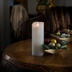 Mit 3D-Flamme Ausgestattet - LED-Kerze Echtwachs -Philips Store 5524779 5