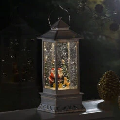 LED-Wasserlaterne Weihnachtsmann Mit Hund -Philips Store 5524862 3