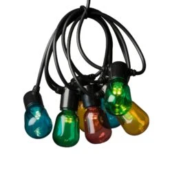 Lichterkette Biergarten 20 LED-Tropfen Bunt -Philips Store 5524903 2