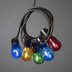 Lichterkette Biergarten 20 LED-Tropfen Bunt -Philips Store 5524903 3