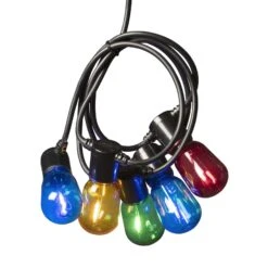 Lichterkette Biergarten 20 LED-Tropfen Bunt -Philips Store 5524903 6