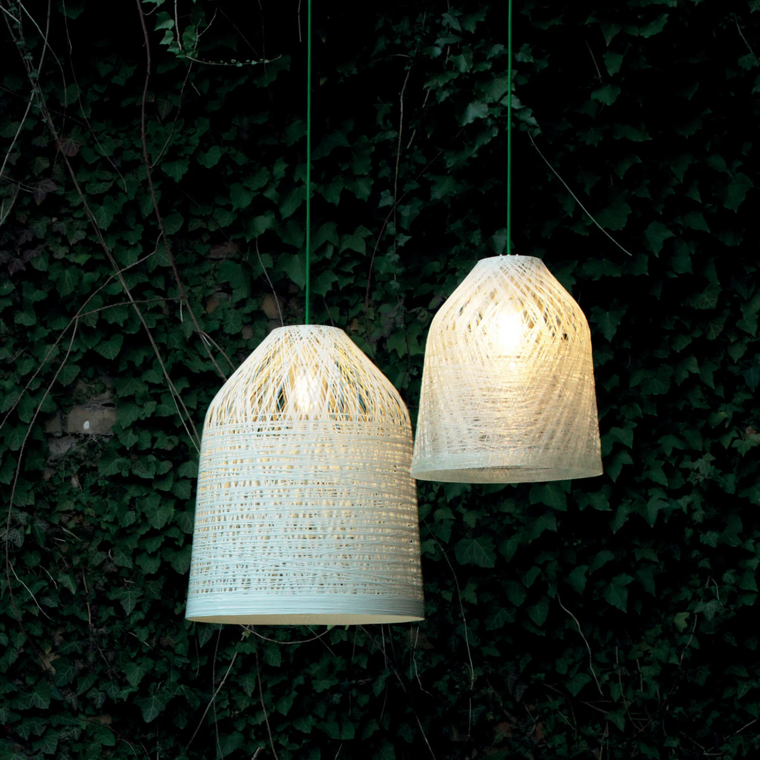 Karman Black Out Außen-Hängeleuchte, Ø 50 Cm, Weiß 5 Karman Black Out Außen-Hängeleuchte, Ø 50 Cm, Weiß – Bild 3