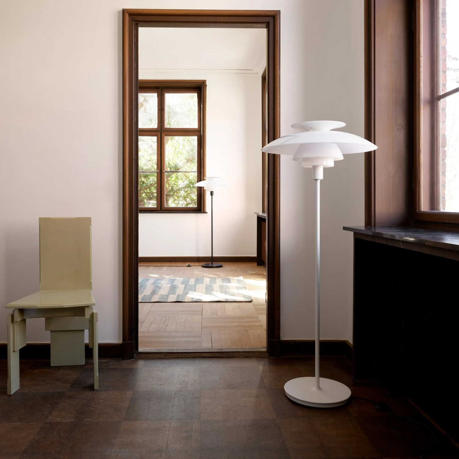 Louis Poulsen PH 80 Stehlampe Dimmer Weiß 4 Louis Poulsen PH 80 Stehlampe Dimmer Weiß – Bild 2