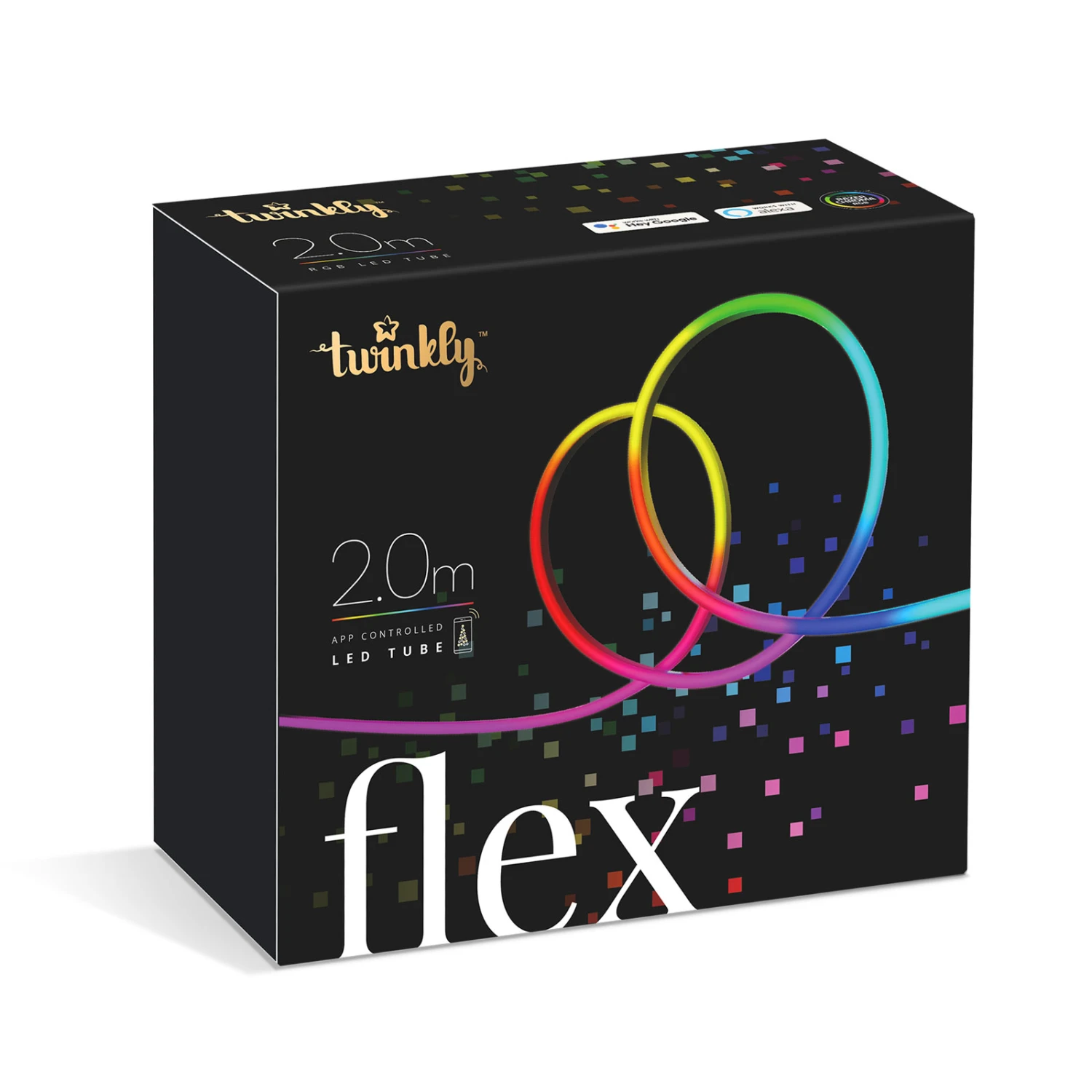 Twinkly Light Flex LED-Lichtschlauch RGB 2m WIFI 10 Twinkly Light Flex LED-Lichtschlauch RGB 2m WIFI – Bild 9