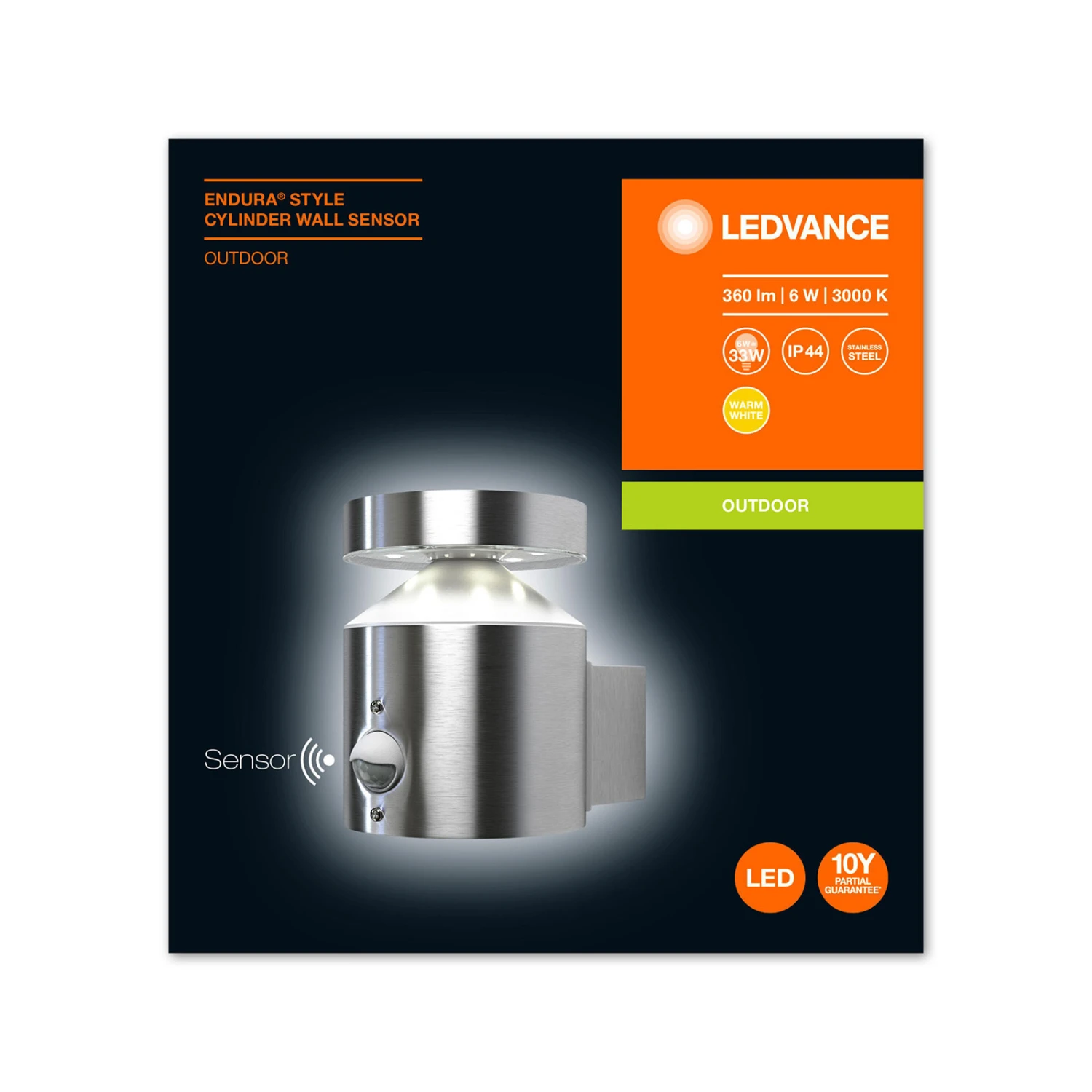 LEDVANCE Endura Style Cylinder Sensor Wandlampe 8 LEDVANCE Endura Style Cylinder Sensor Wandlampe – Bild 6