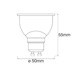 LEDVANCE SMART+ WiFi GU10-Reflektor 5W 45° 2.700K -Philips Store 6106401 3