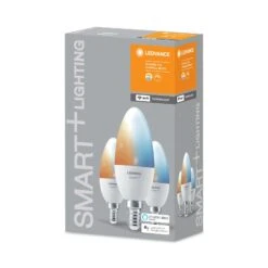 LEDVANCE SMART+ WiFi E14 5W Kerze 2.700-6.500K 3er -Philips Store 6106414 3