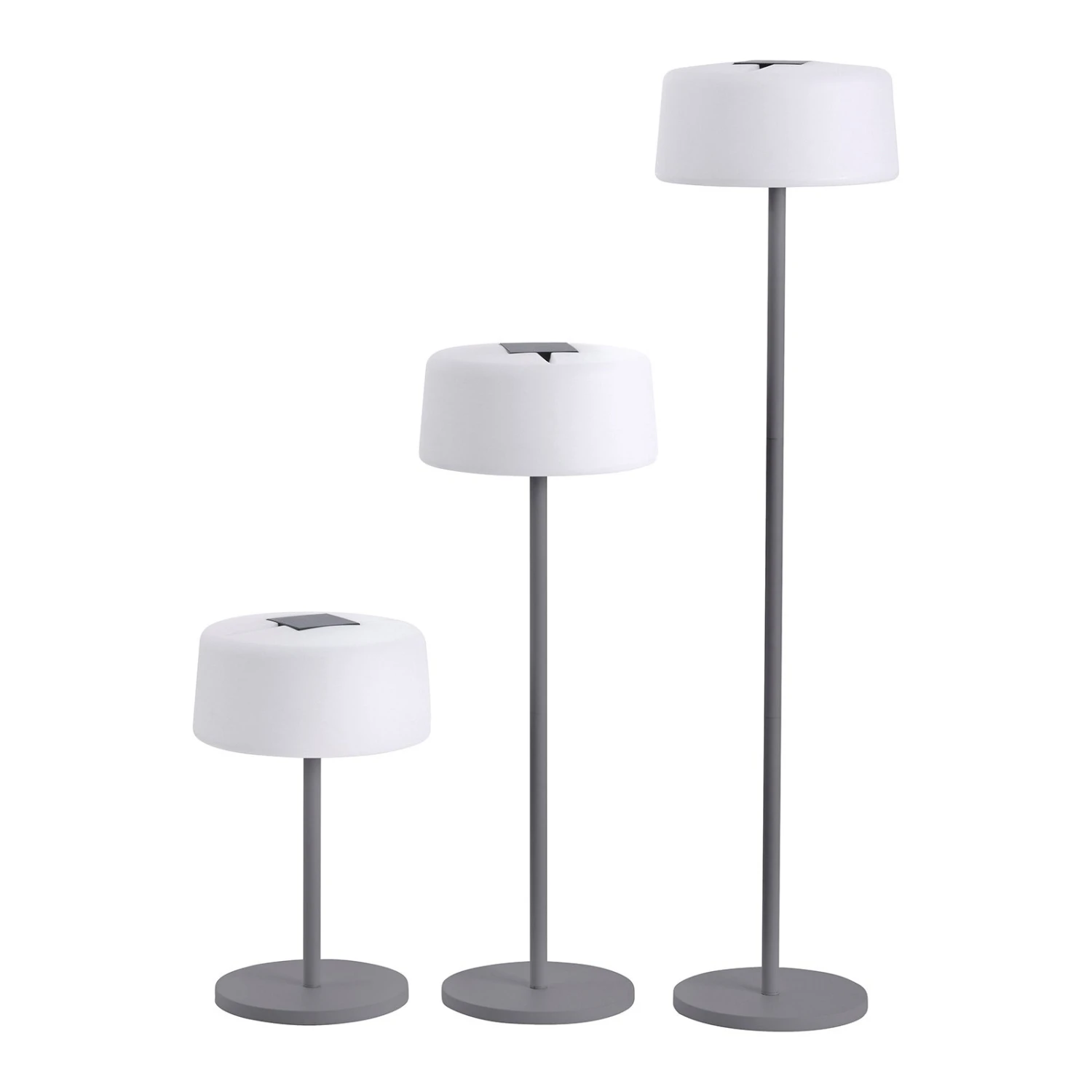 Solar-Stehleuchte Bump, 3 Höhen, Sensor, Anthrazit 6 Solar-Stehleuchte Bump, 3 Höhen, Sensor, Anthrazit – Bild 4