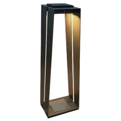 LED-Solarlaterne Skaal Aus Aluminium, 70 Cm, Grau -Philips Store 6112061 2