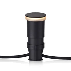 Markslöjd Garden 24 Decklight Schwarz 3W Seitlich Ø4,5cm