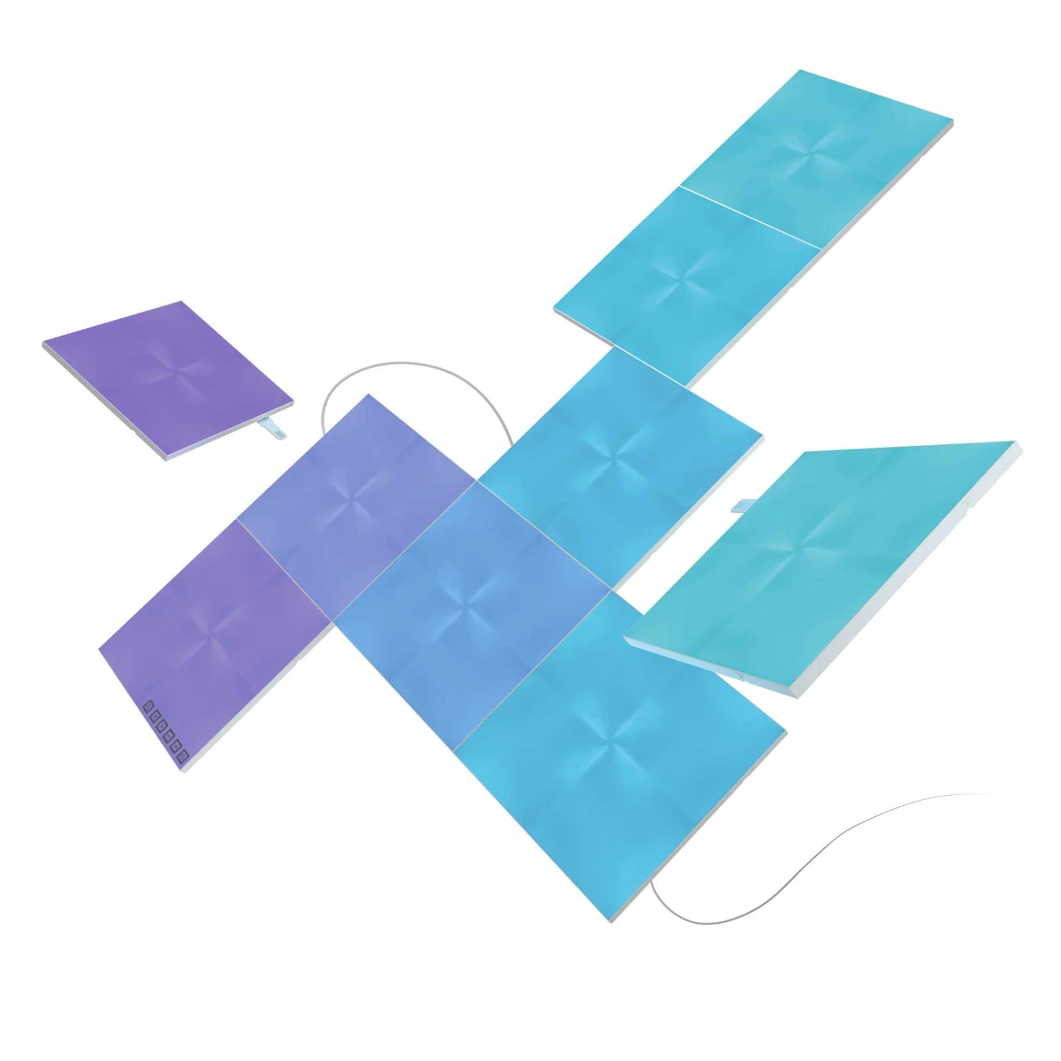 Nanoleaf Canvas Starter Kit Mit 9 Light Panels 4 Nanoleaf Canvas Starter Kit Mit 9 Light Panels – Bild 2