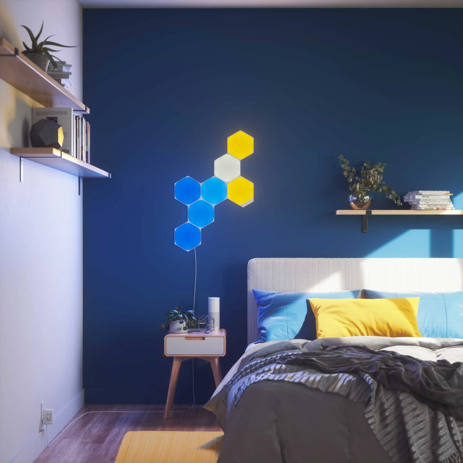 Nanoleaf Shapes Hexagons, Starter Set, 15 Panels 7 Nanoleaf Shapes Hexagons, Starter Set, 15 Panels – Bild 5