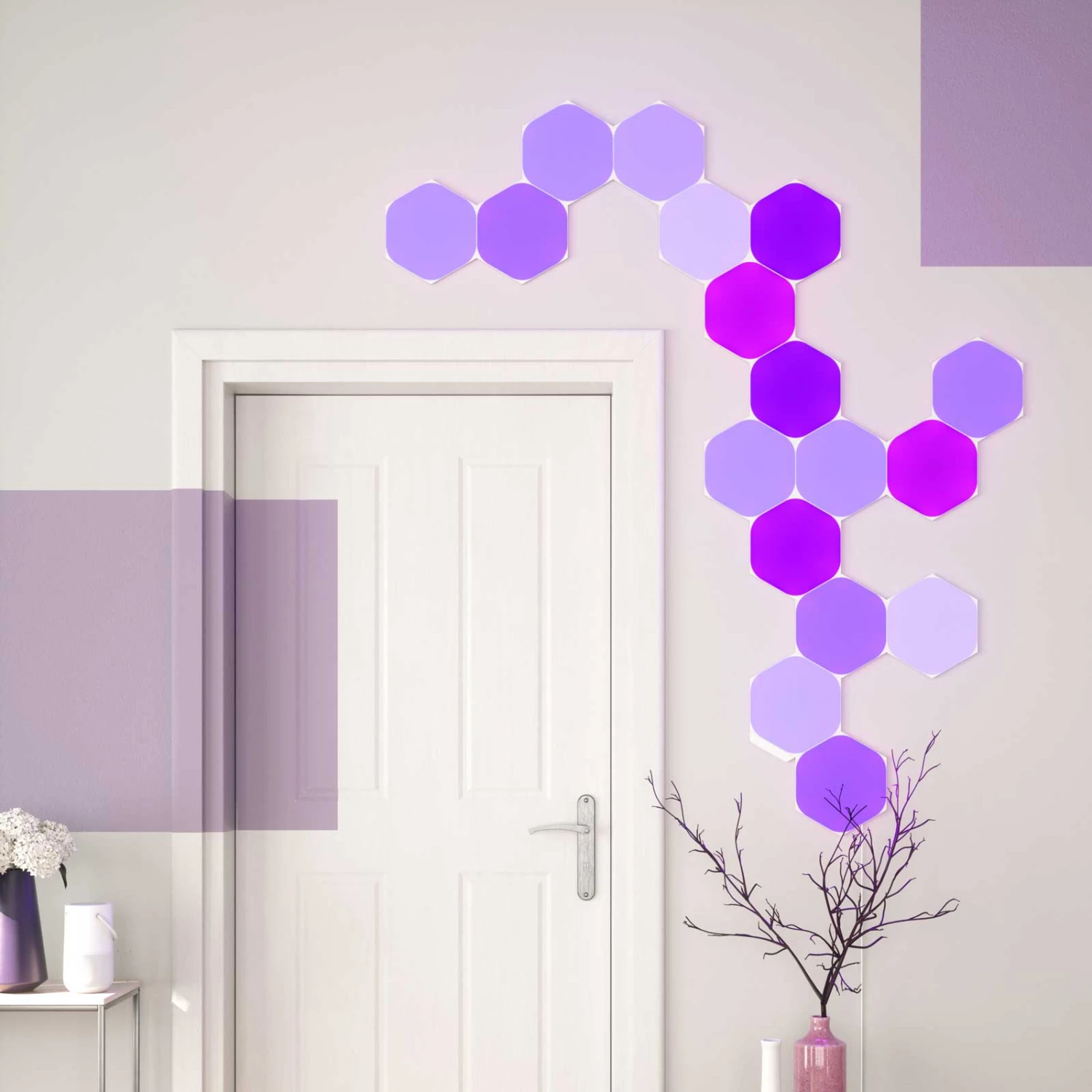 Nanoleaf Shapes Hexagons, Starter Set, 15 Panels 11 Nanoleaf Shapes Hexagons, Starter Set, 15 Panels – Bild 9