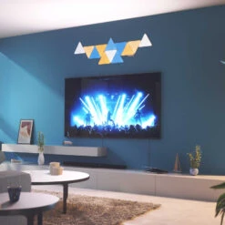 Nanoleaf Shapes Triangles, Starter Set, 9 Panels 17 Nanoleaf Shapes Triangles, Starter Set, 9 Panels -Philips Store 6730031 6