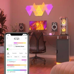 Nanoleaf Shapes Triangles, Starter Set, 9 Panels 19 Nanoleaf Shapes Triangles, Starter Set, 9 Panels -Philips Store 6730031 8