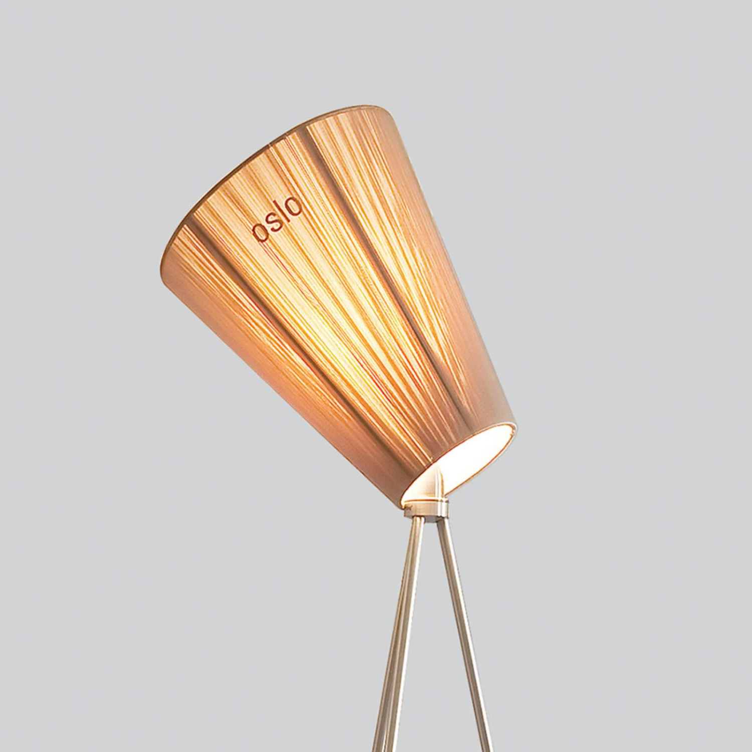 Northern Oslo Wood Stehleuchte Stahl/beige 5 Northern Oslo Wood Stehleuchte Stahl/beige – Bild 3