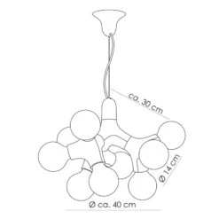 Next DNA Chandelier - Designer-Kronleuchter Kupfer -Philips Store 7019036 2
