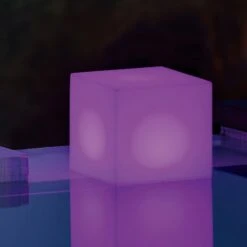 Newgarden Solarleuchte Cuby Würfel, Höhe 20 Cm