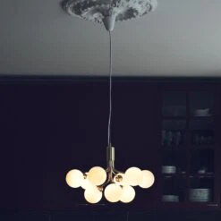 Nuura Apiales 9 Hängeleuchte, Messing/opal -Philips Store 7029010 2
