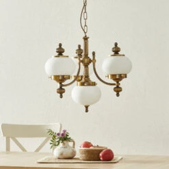 Hängeleuchte Delia In Altmessing, 4-flammig -Philips Store 7254024 1