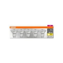 OSRAM LED-Reflektor GU10 4,3W 36° 2.700K 350lm 5er -Philips Store 7262712 3