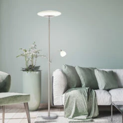 LED-Stehleuchte Troja Mit Lesearm, Dimmbar, Stahl -Philips Store 7501878 1