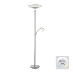 LED-Stehleuchte Troja Mit Lesearm, Dimmbar, Stahl -Philips Store 7501878 7