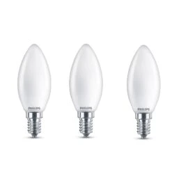Philips LED-Kerzenlampe E14 B35 4,3W Matt 3er-Pack -Philips Store 7532222 1