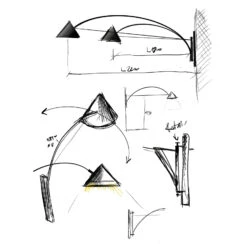 Prandina Flyer W5 LED-Wandleuchte Schwarz, 2.700 K -Philips Store 7592211 3