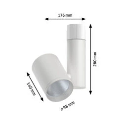 Paulmann Zeuz URail Spot 3.000K 15° Weiß Matt -Philips Store 7602669 7